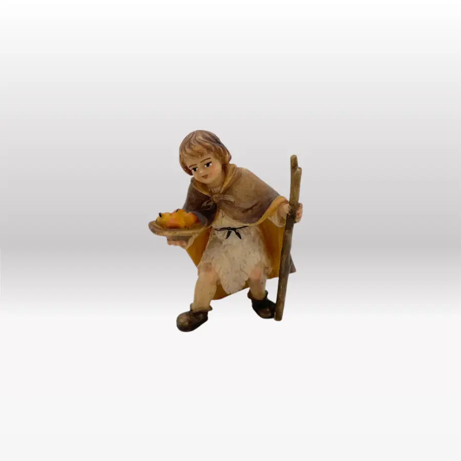 Junge mit Früchten von Heimatkrippe-1