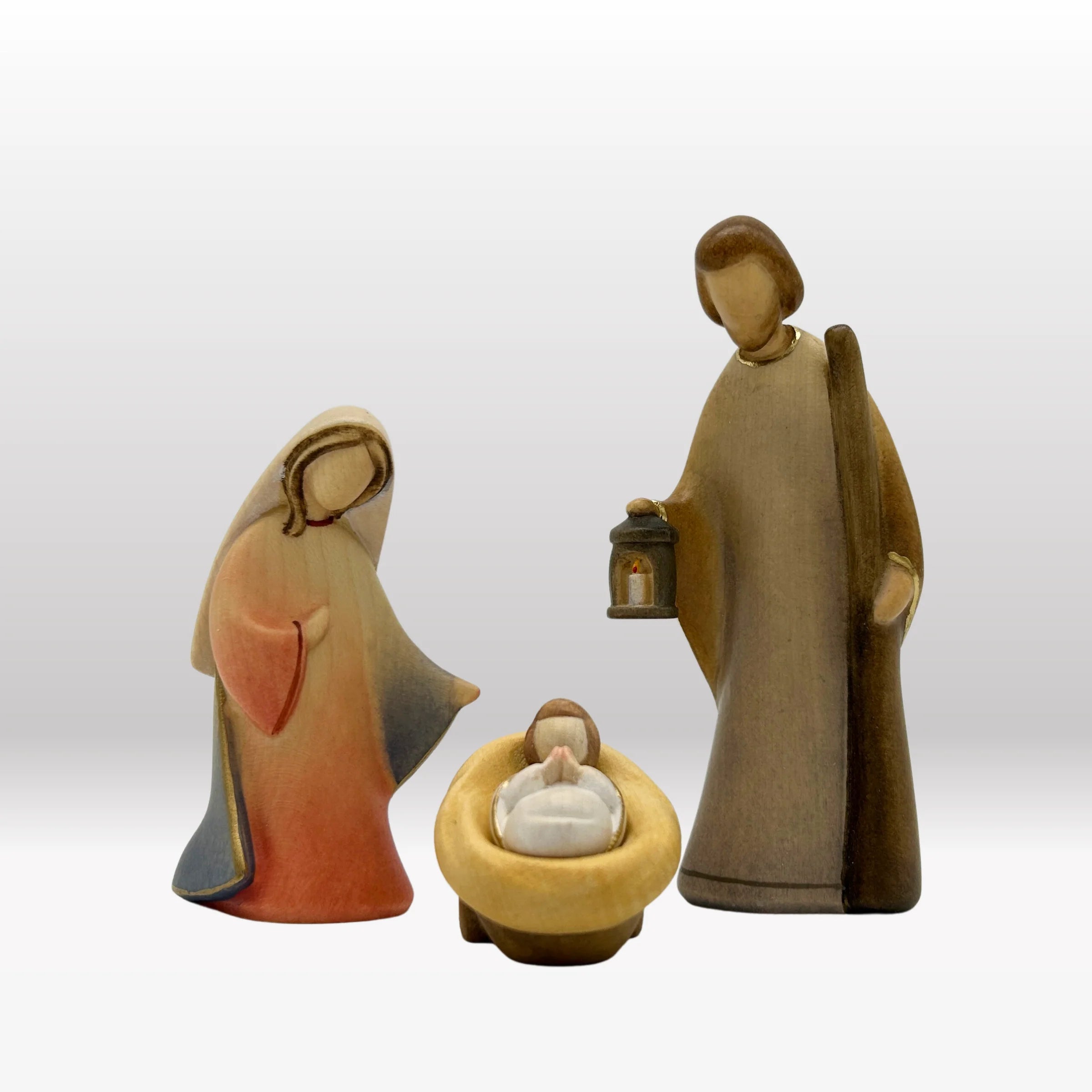 Hl Familie Leonardo bemalt