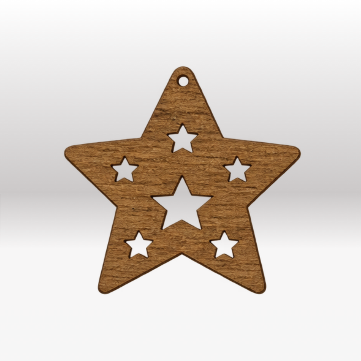 Akantus Holzschmuck braun