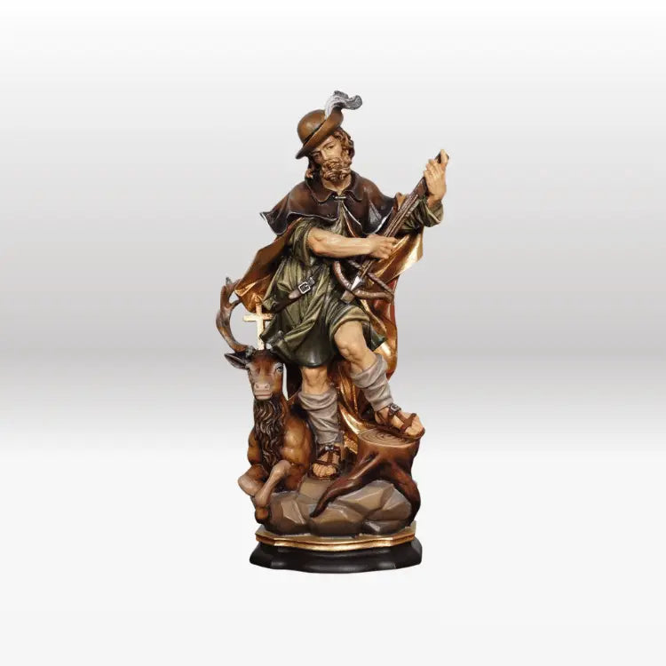 Heiliger Hubertus bemalt