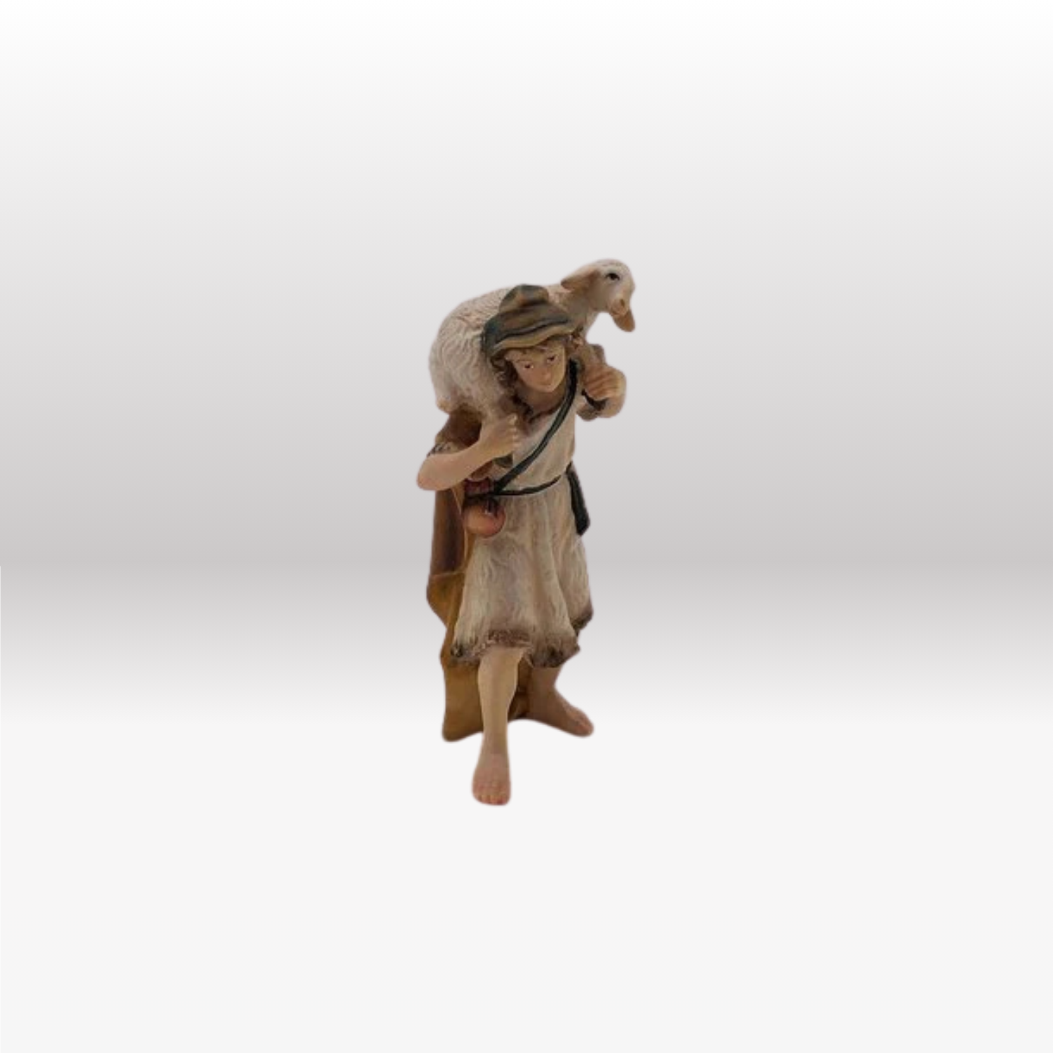 Hirt mit Schaf auf Schulter von Kostner- 1