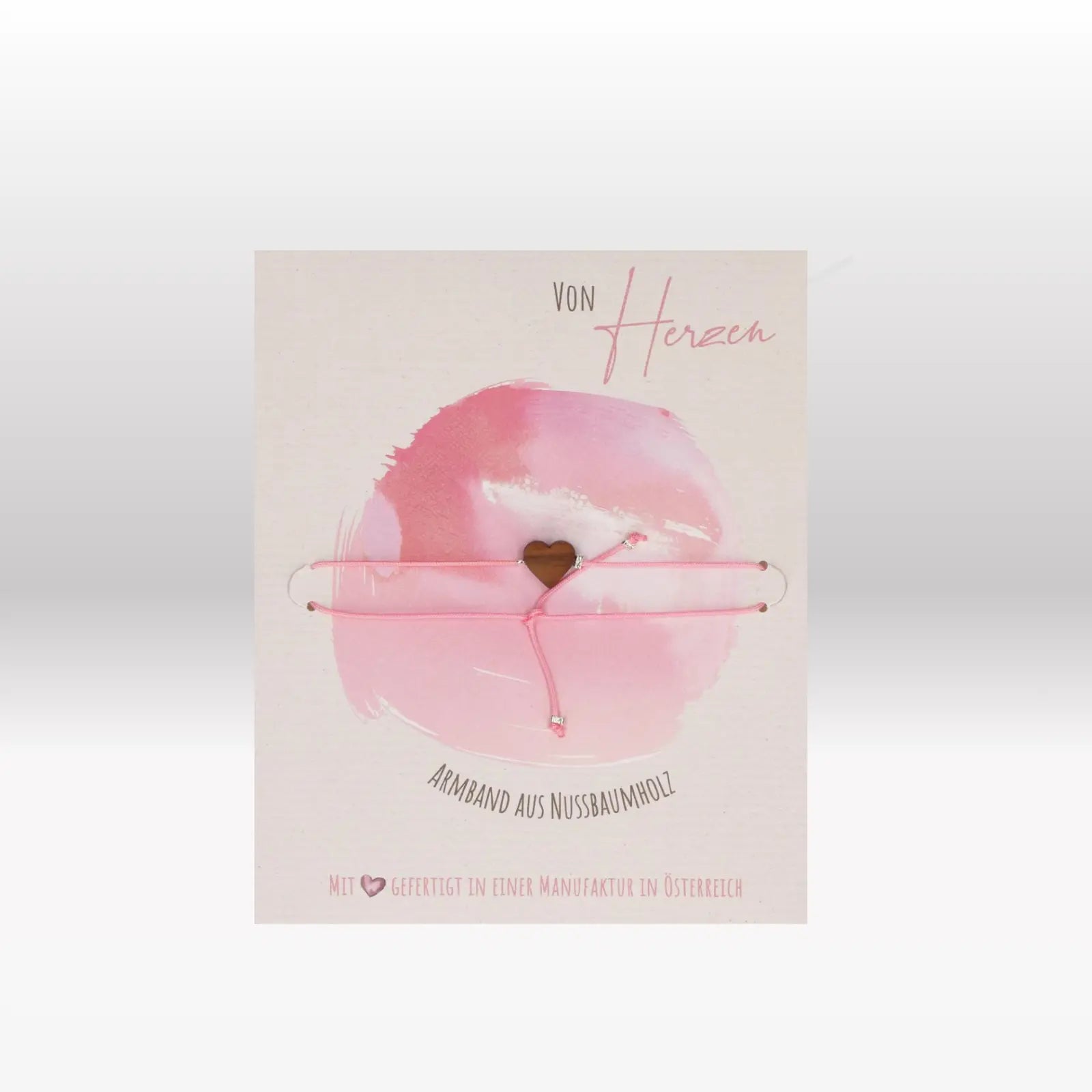 Textil Armband  "Von Herzen"