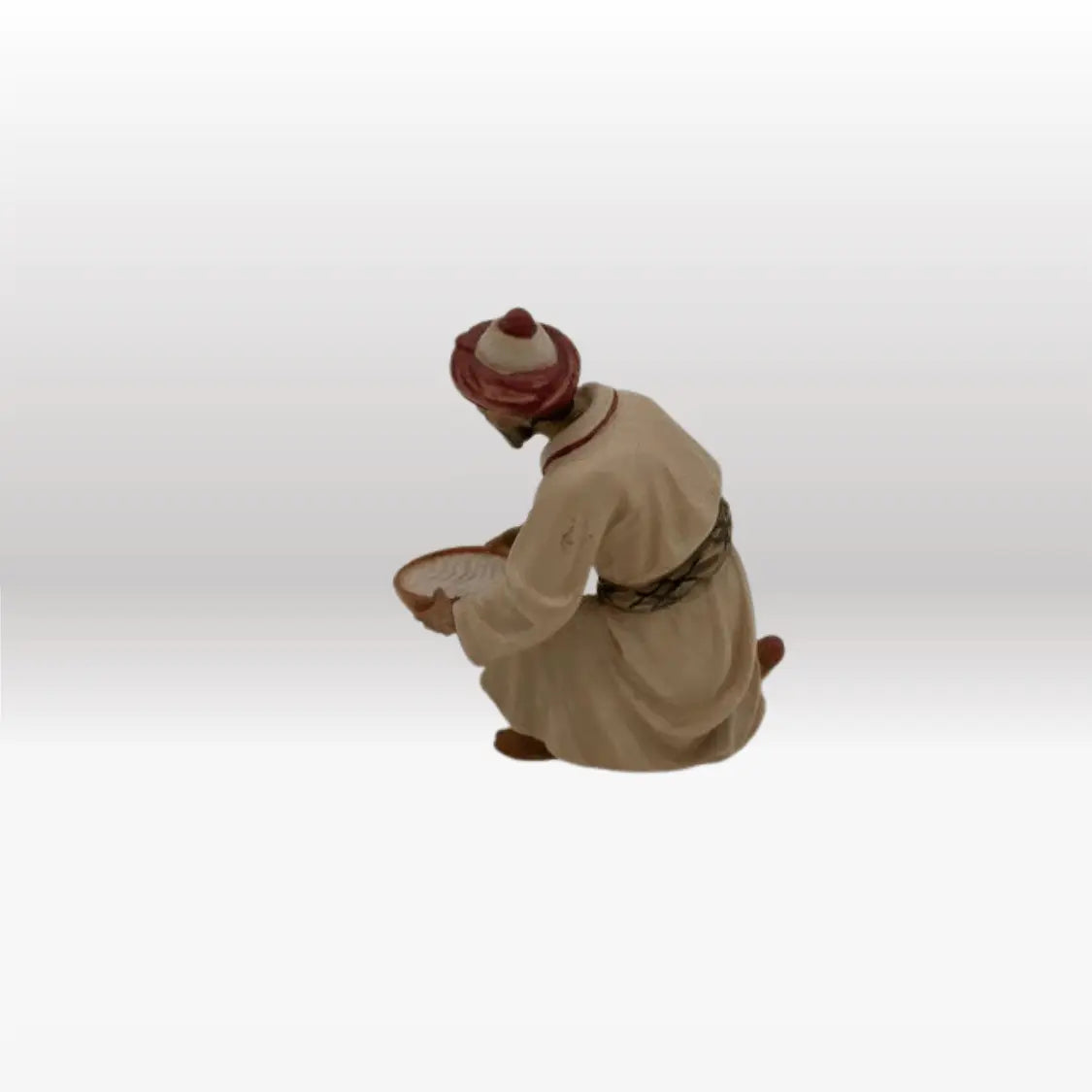 Kameltreiber kniend mit Schüssel von Kostner-3