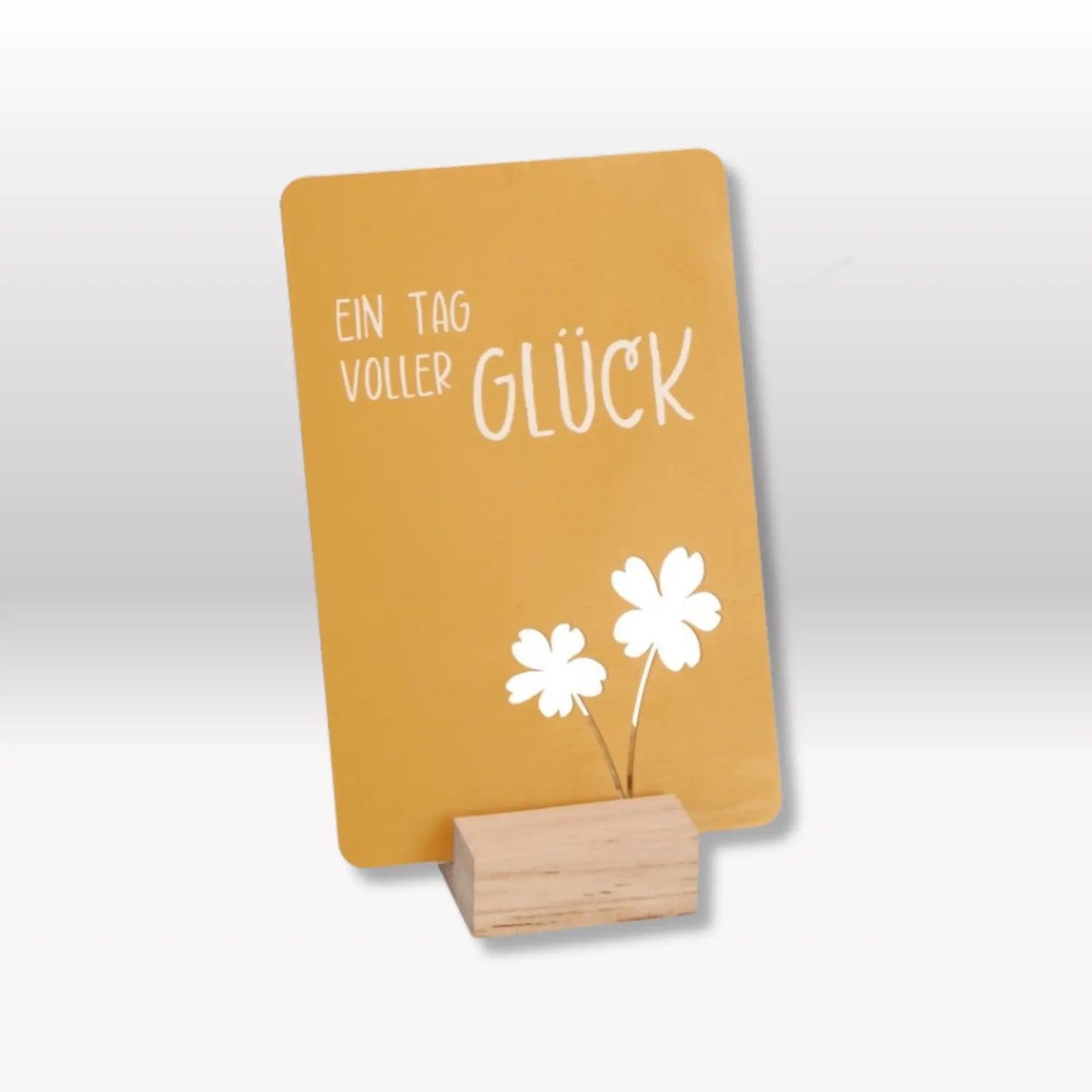 Metalltafel zum Aufstellen "Ein Tag voller Glück"_1