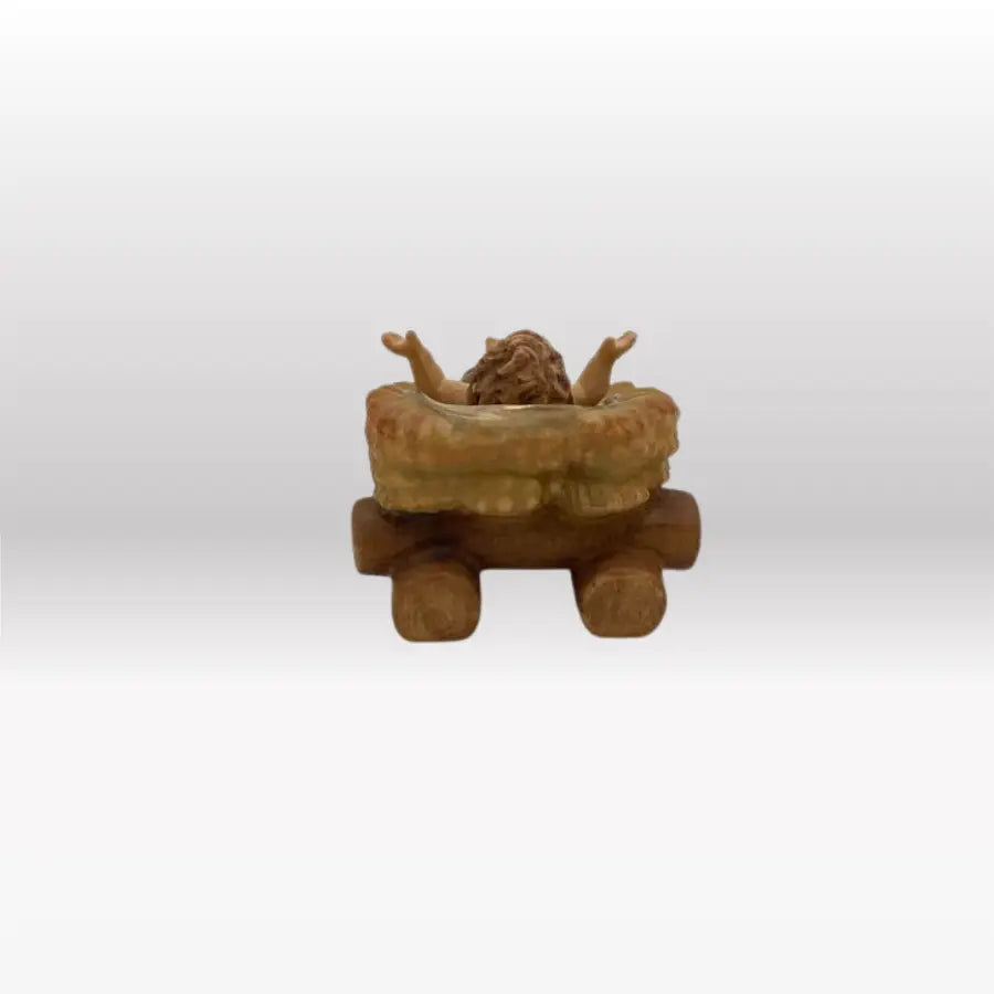 Jesuskind mit Wiege von Heimatkrippe-3