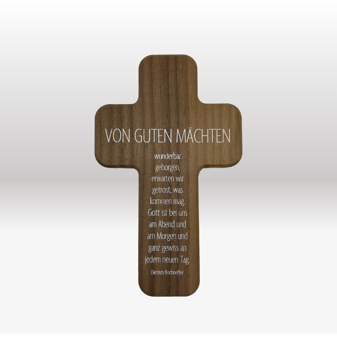 Holzkreuz - Von Guten Mächten