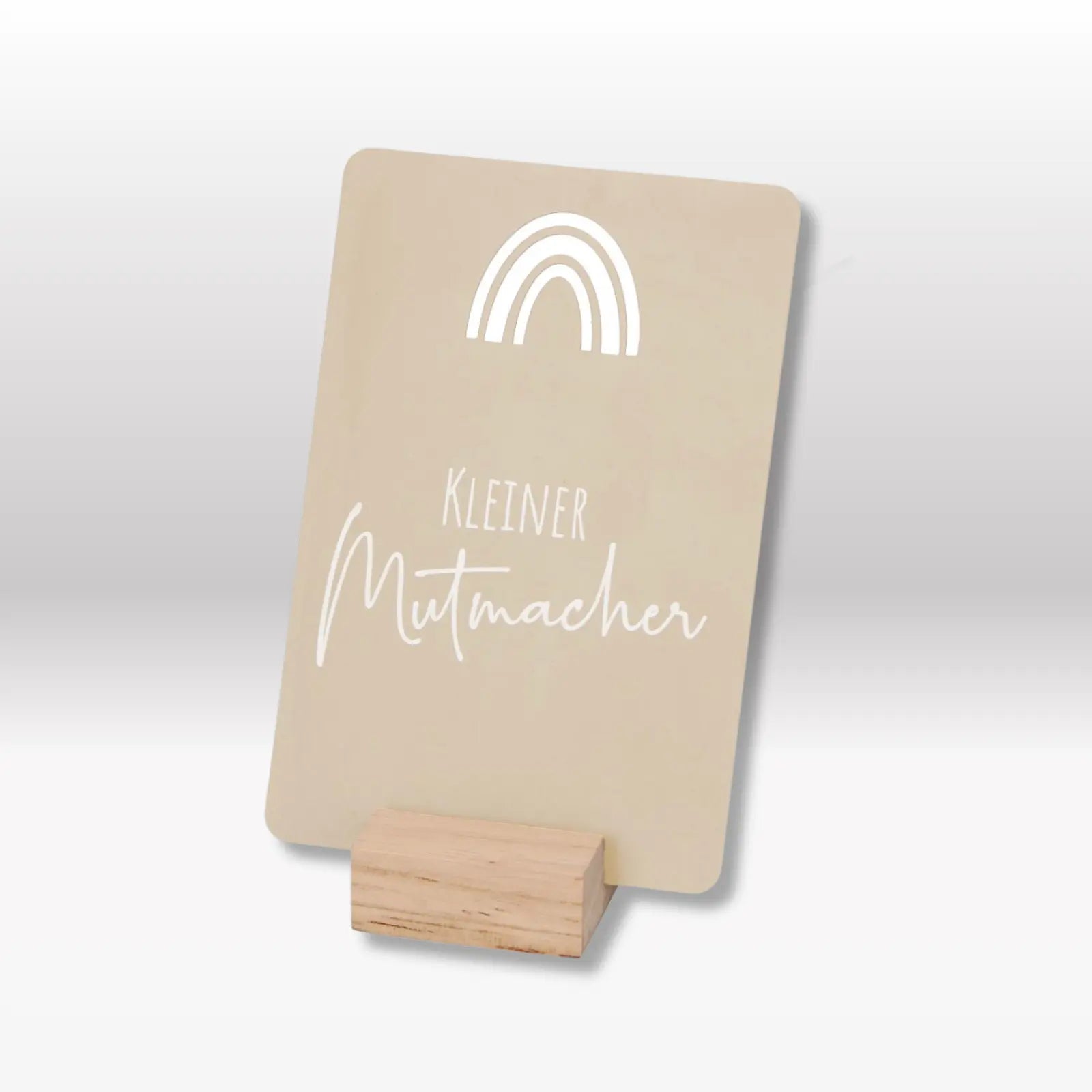 Metalltafel "Kleiner Mutmacher"_1