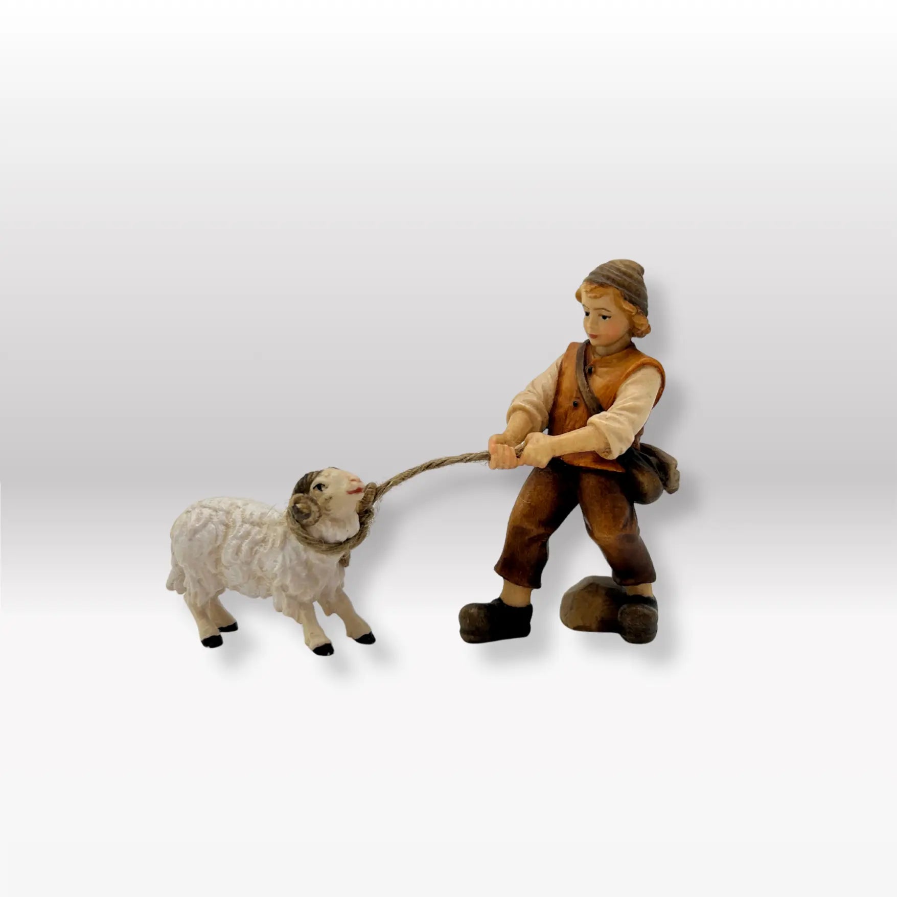 Junge mit Schafbock (2 Figuren) von Kostner
