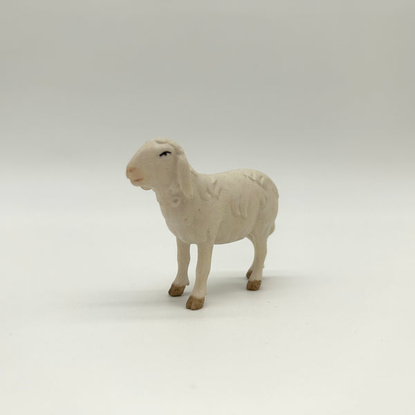 Schaf vorwärts schauend Krippenfigur von Licht