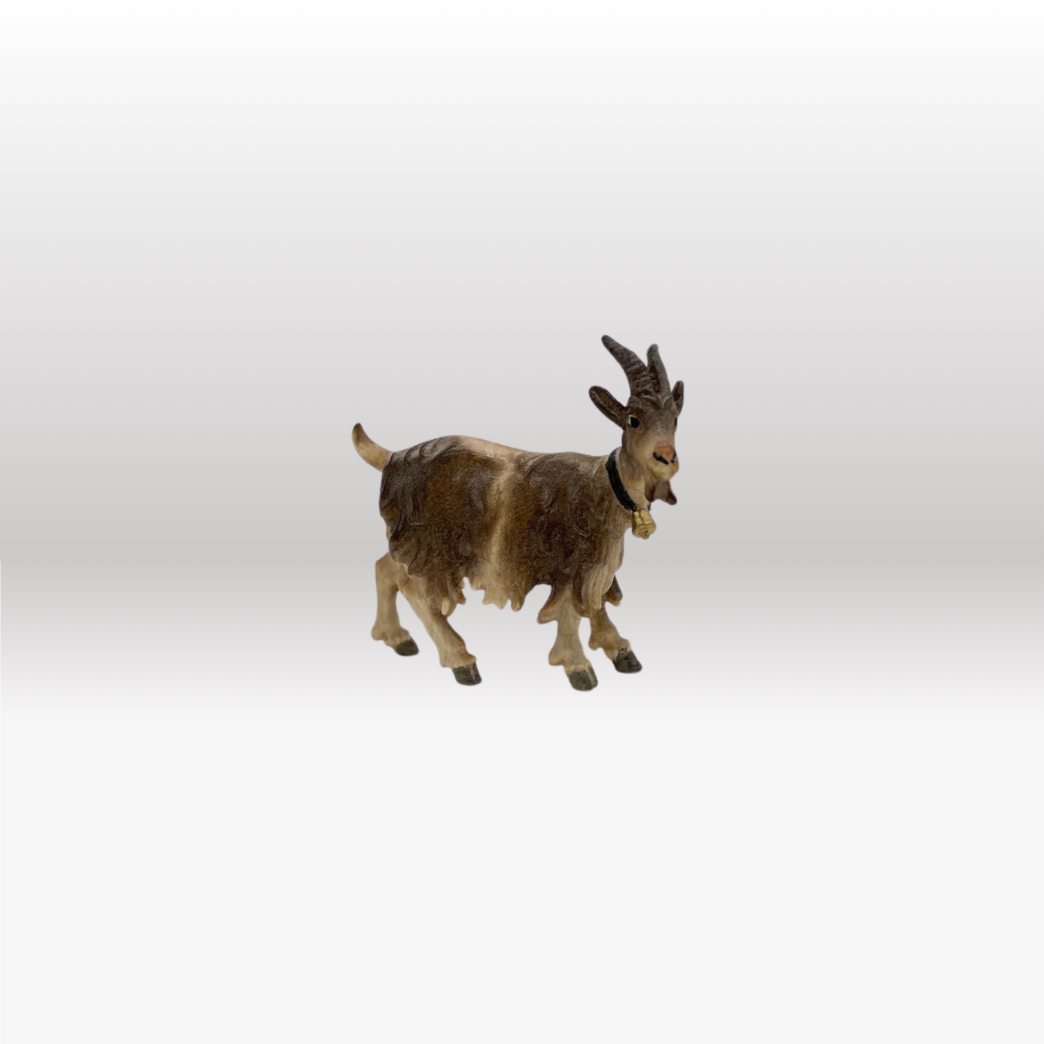 Ziege mit Glöckchen rechtsschauend von Kostner-1