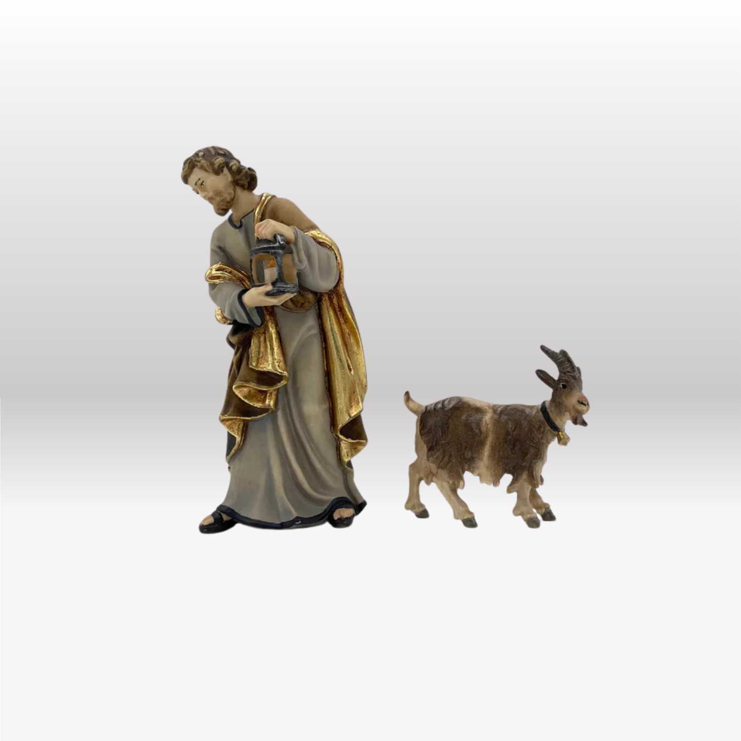 Ziege mit Glöckchen rechtsschauend von Kostner-4