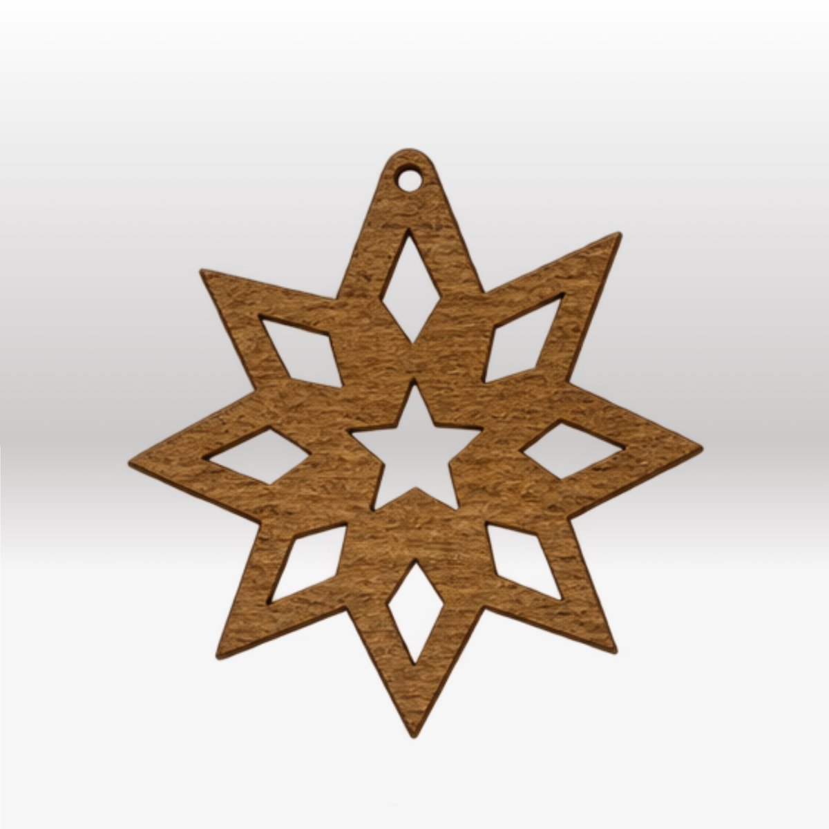 Akantus Holzschmuck braun