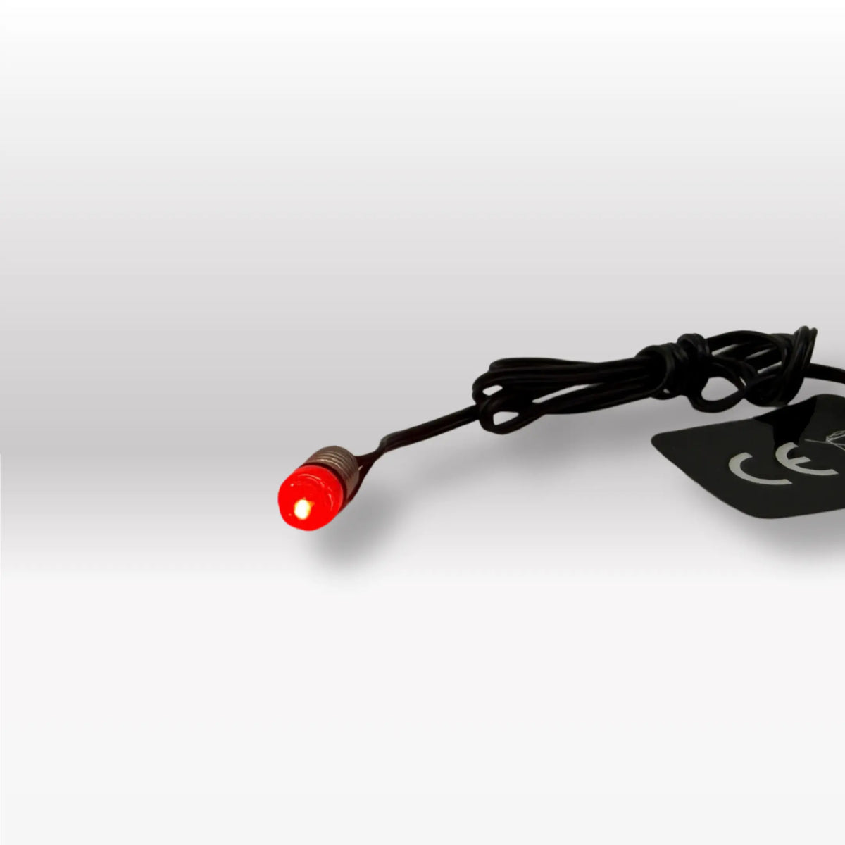 Schraubbirne rot LED mit Kabel