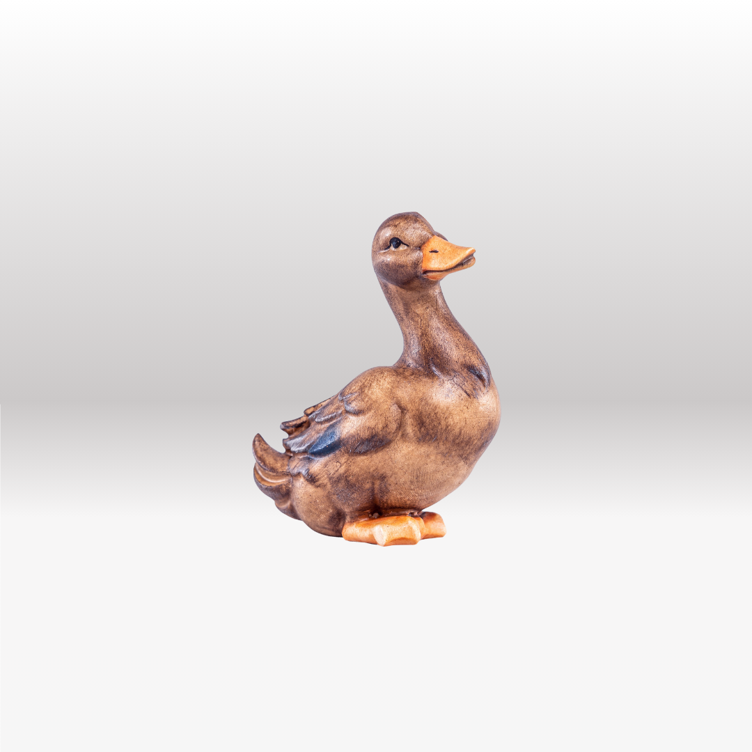 Ente braun Krippenfigur von Artis bemalt