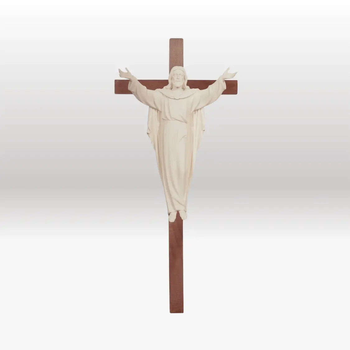 Auferstandener Christus natur auf geraden Balken