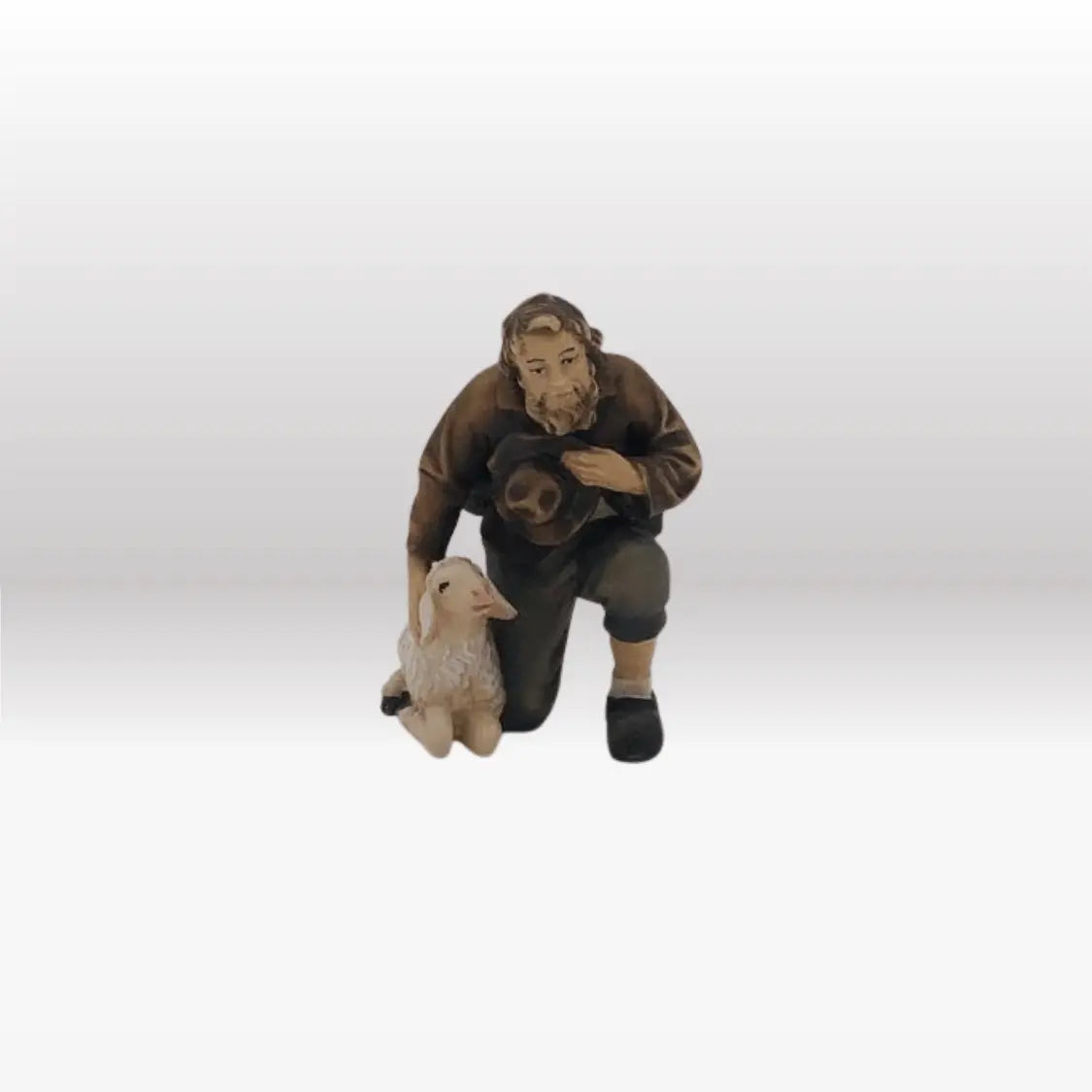 Hirte kniend und Schaf von Kostner-1