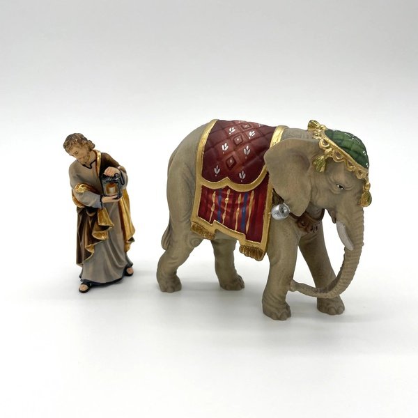 Gepäck für Elefant ohne Elefant Krippenfigur von Kostner