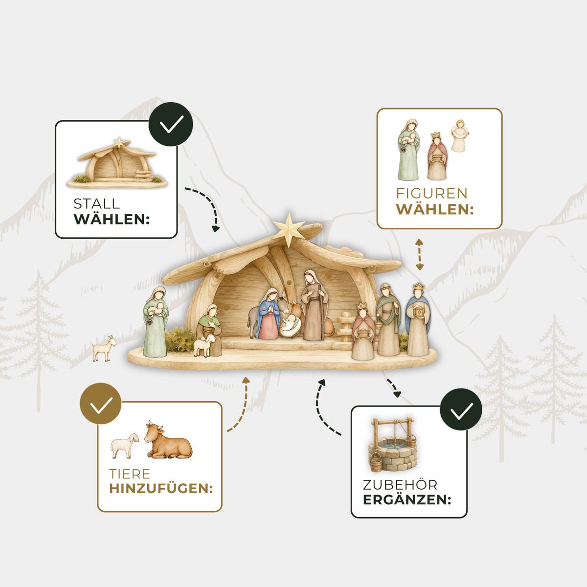 Adventskalender selbst gestalten