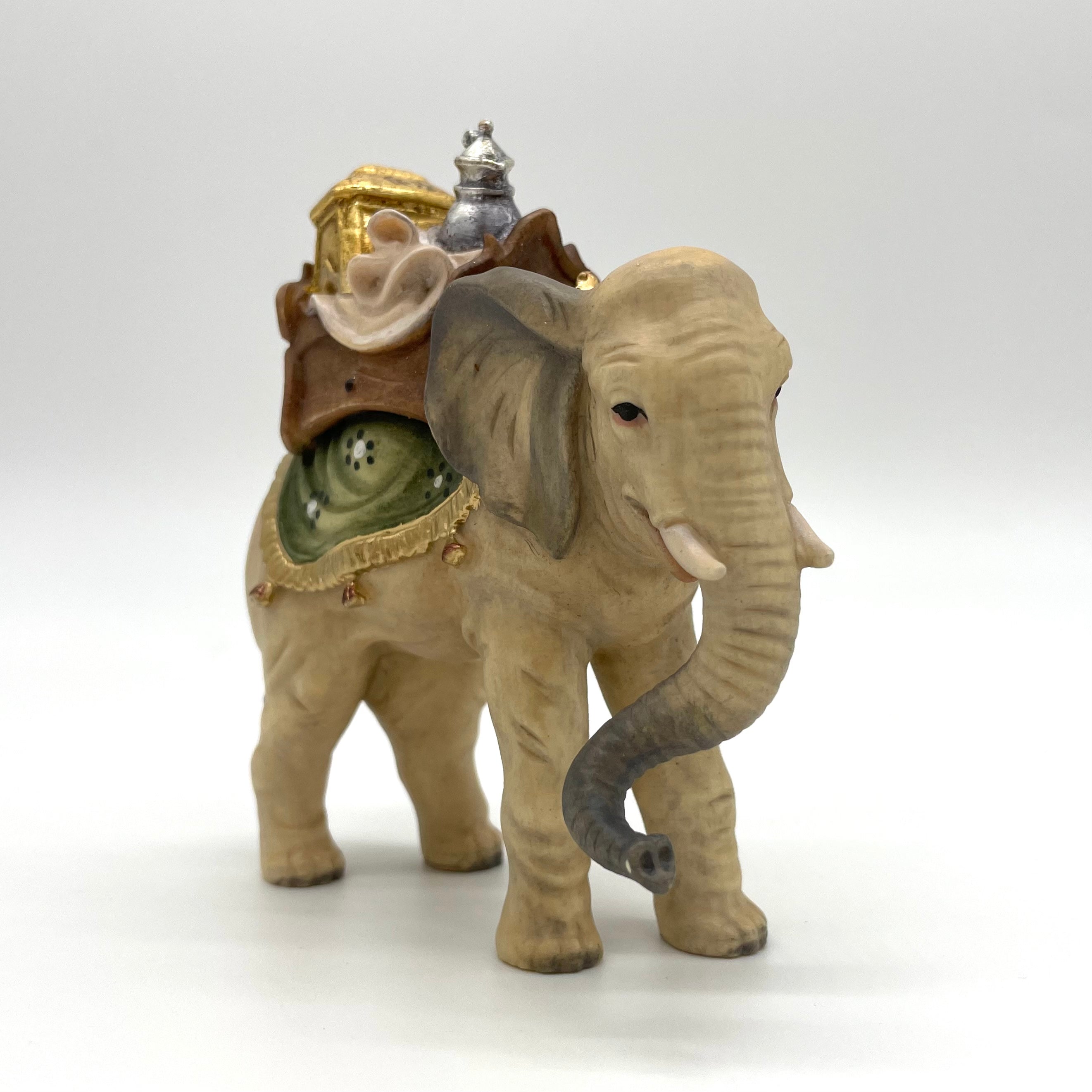 Elefant mit Gepäck Krippenfigur von Heimatkrippe