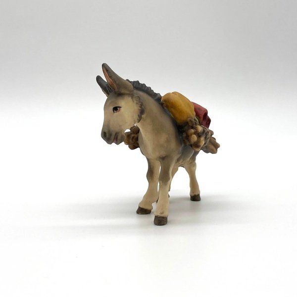 Esel mit Gepäck Krippenfigur von Heimatkrippe Heimatkrippe