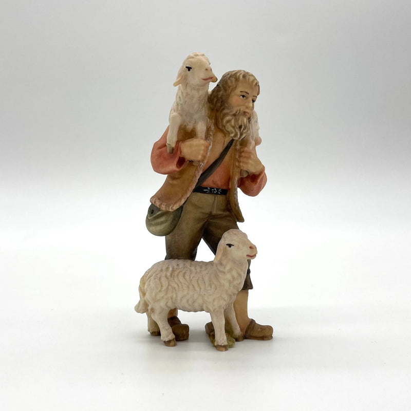 Hirte mit Doppelschaf von Heimatkrippe Heimatkrippe