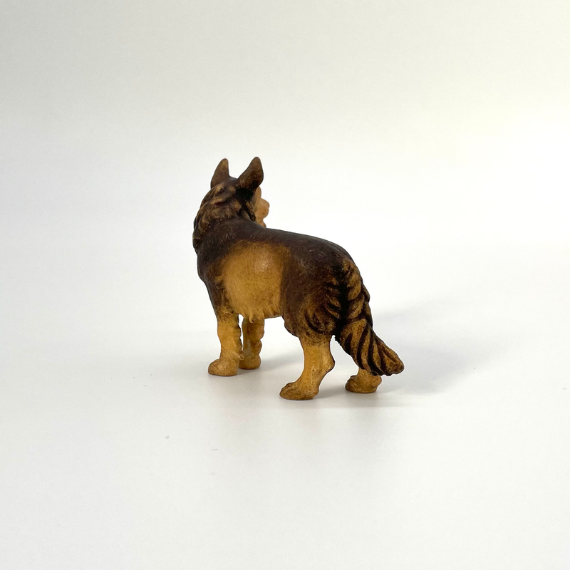 Schäferhund Krippenfigur von Kostner
