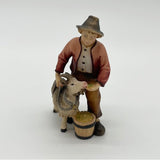Junge mit Ziege Krippenfigur von Kostner Kostner