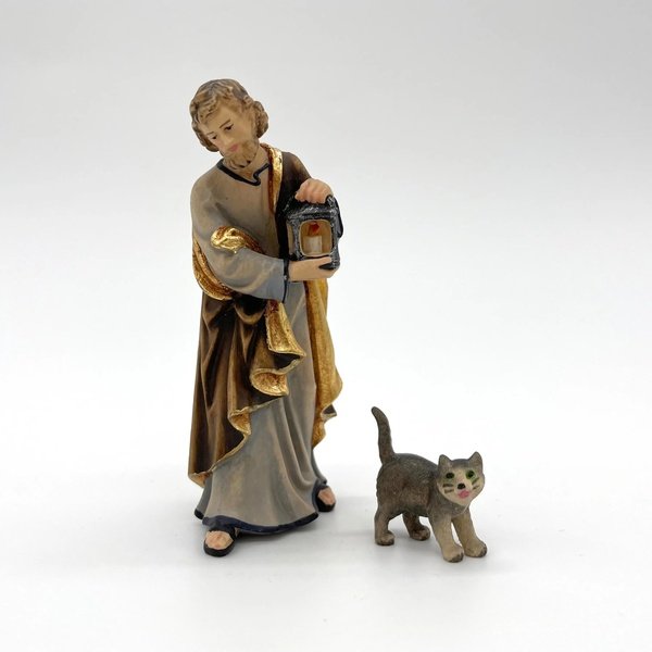 Katze stehend Krippenfigur von Kostner