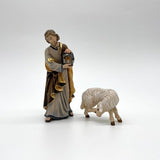 Schaf kratzend Krippenfigur von Kostner Kostner